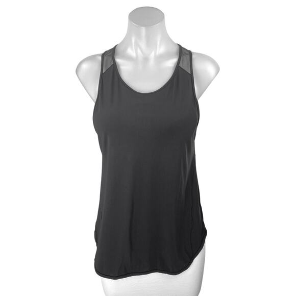 Lululemon Women's Black Sleeveless Mesh Yoga Workout Athletic Tank Top Size 6 - Picture 1 of 3